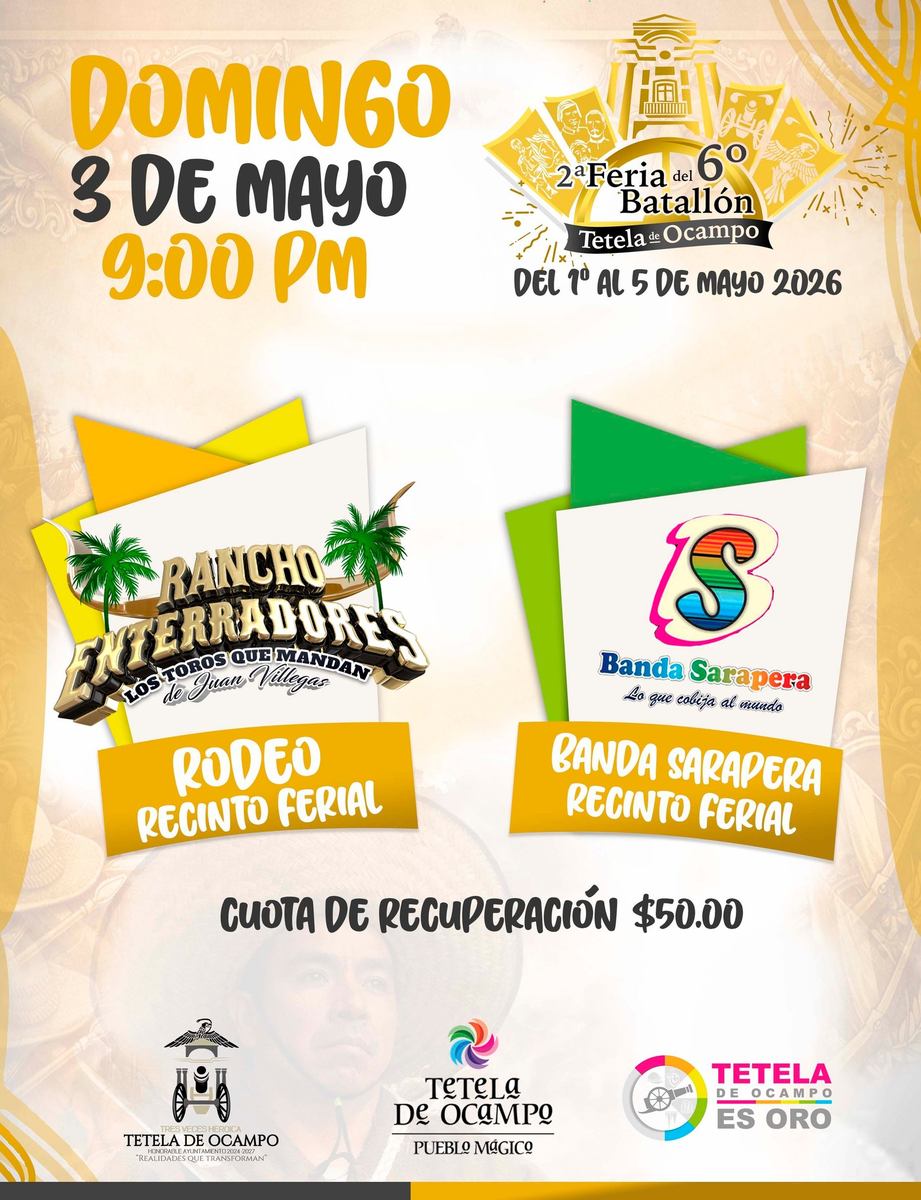 ¡La fiesta continúa en Tetela de Ocampo!