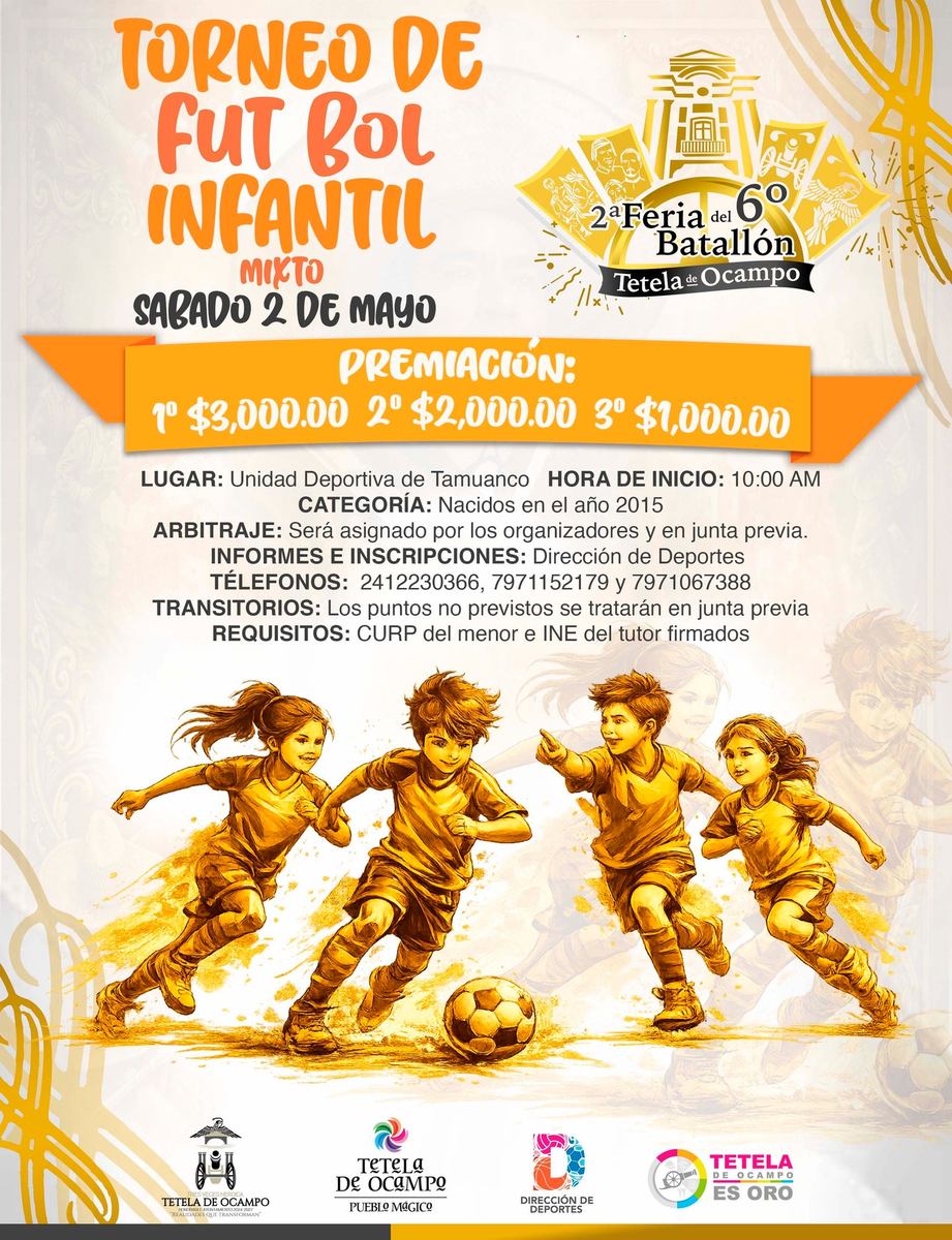 ¡Se viene la emoción del fútbol infantil!