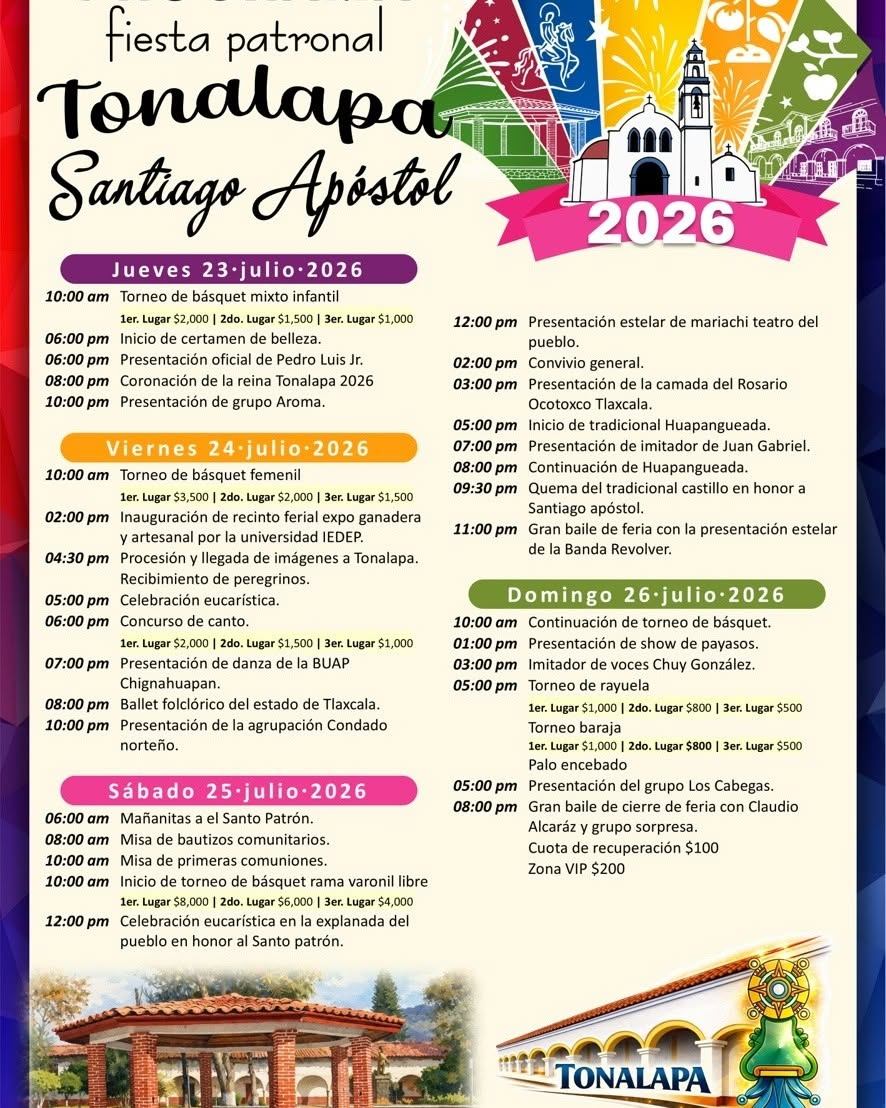 ¡Tonalapa está de fiesta!