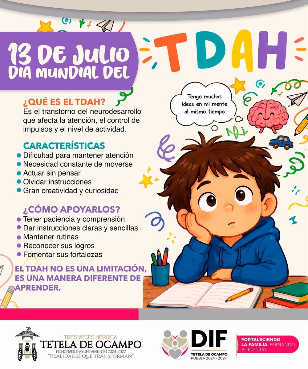 13 de julio | Día Mundial del TDAH