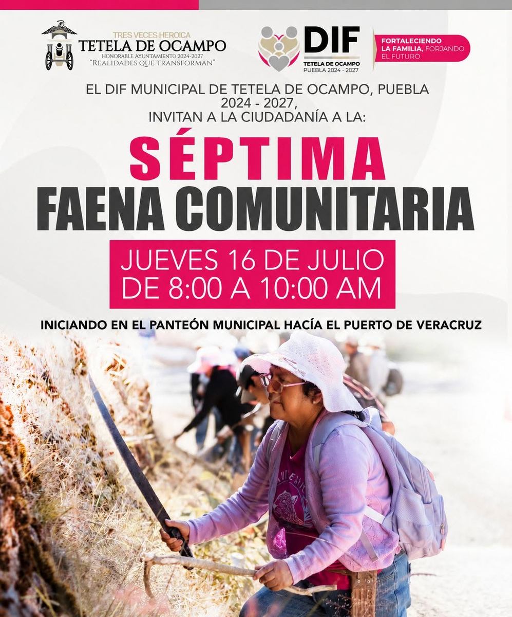 ¡Súmate a la Séptima Faena Comunitaria!