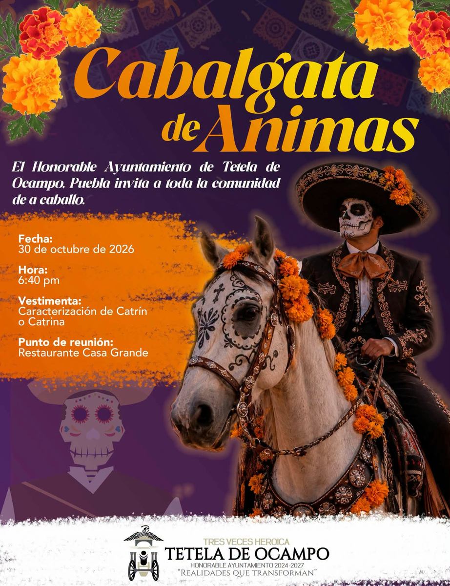 ¡Vive la tradición del Paseo de las Ánimas en Tetela de Ocampo!